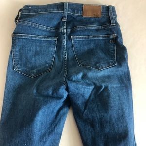Madewell Skinny Jeans with button fly
